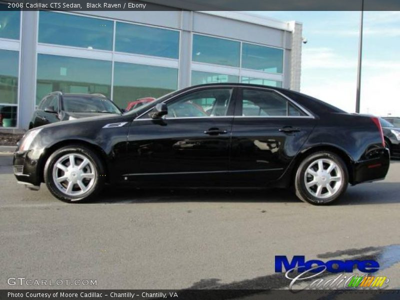 Black Raven / Ebony 2008 Cadillac CTS Sedan