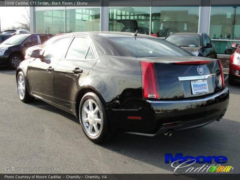 Black Raven / Ebony 2008 Cadillac CTS Sedan