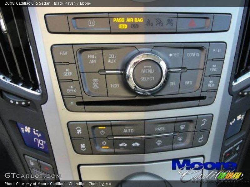 Black Raven / Ebony 2008 Cadillac CTS Sedan