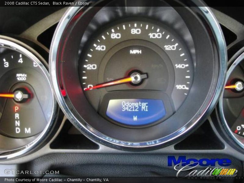 Black Raven / Ebony 2008 Cadillac CTS Sedan