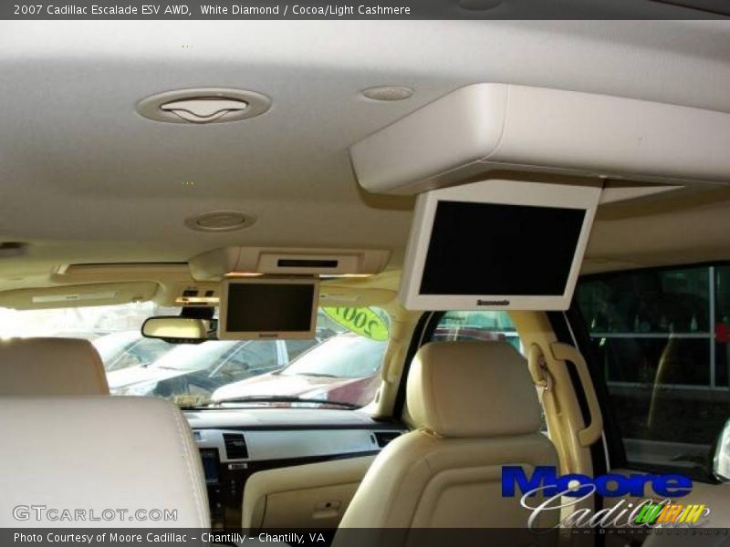 White Diamond / Cocoa/Light Cashmere 2007 Cadillac Escalade ESV AWD