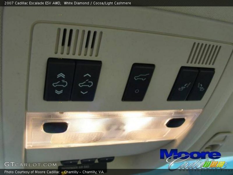White Diamond / Cocoa/Light Cashmere 2007 Cadillac Escalade ESV AWD