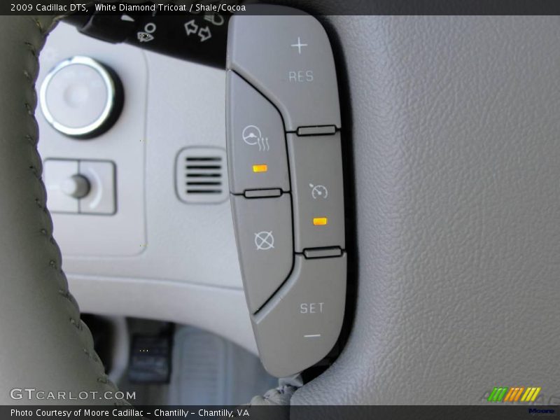 White Diamond Tricoat / Shale/Cocoa 2009 Cadillac DTS