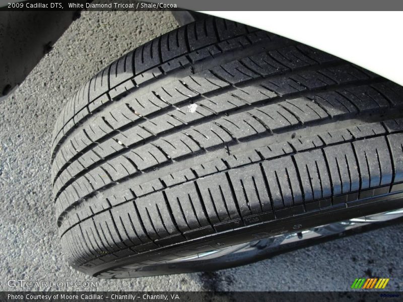 White Diamond Tricoat / Shale/Cocoa 2009 Cadillac DTS