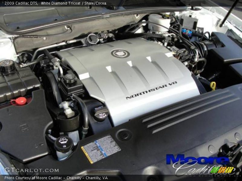 White Diamond Tricoat / Shale/Cocoa 2009 Cadillac DTS