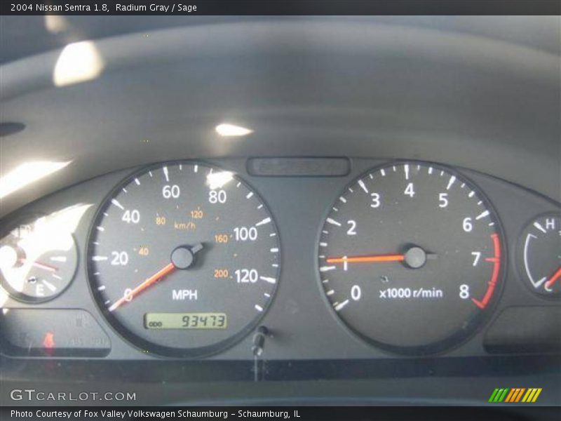 Radium Gray / Sage 2004 Nissan Sentra 1.8