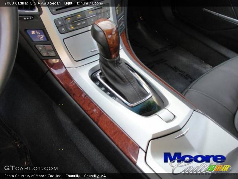 Light Platinum / Ebony 2008 Cadillac CTS 4 AWD Sedan