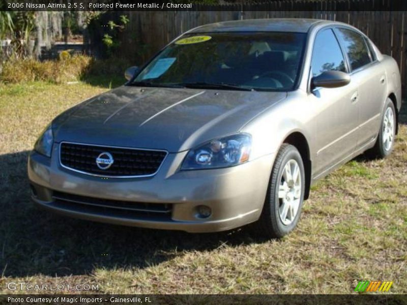 Polished Pewter Metallic / Charcoal 2006 Nissan Altima 2.5 S