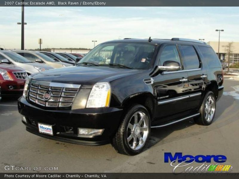 Black Raven / Ebony/Ebony 2007 Cadillac Escalade AWD