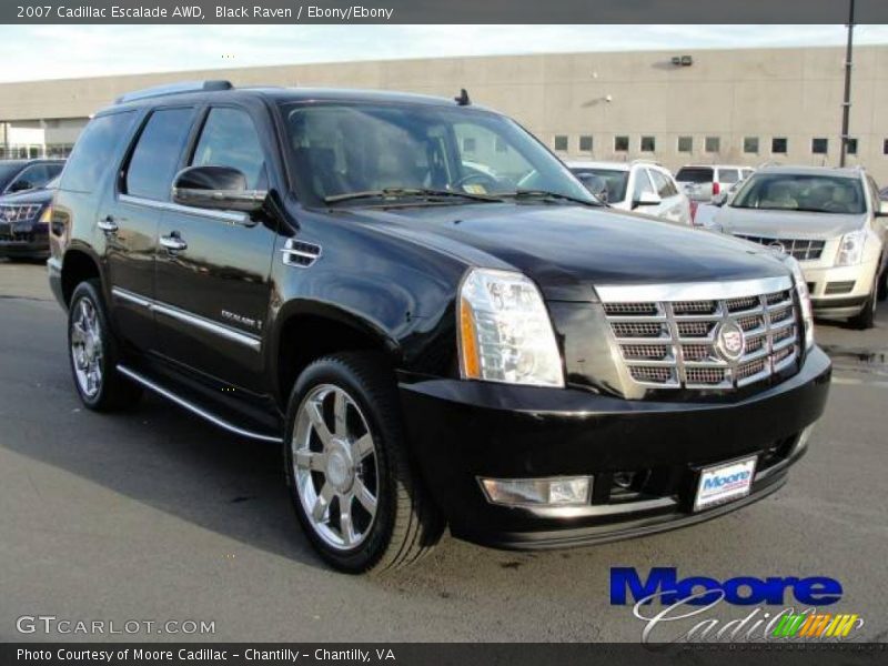 Black Raven / Ebony/Ebony 2007 Cadillac Escalade AWD
