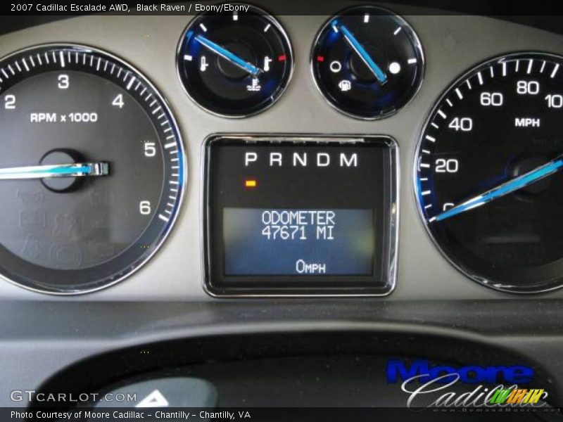 Black Raven / Ebony/Ebony 2007 Cadillac Escalade AWD