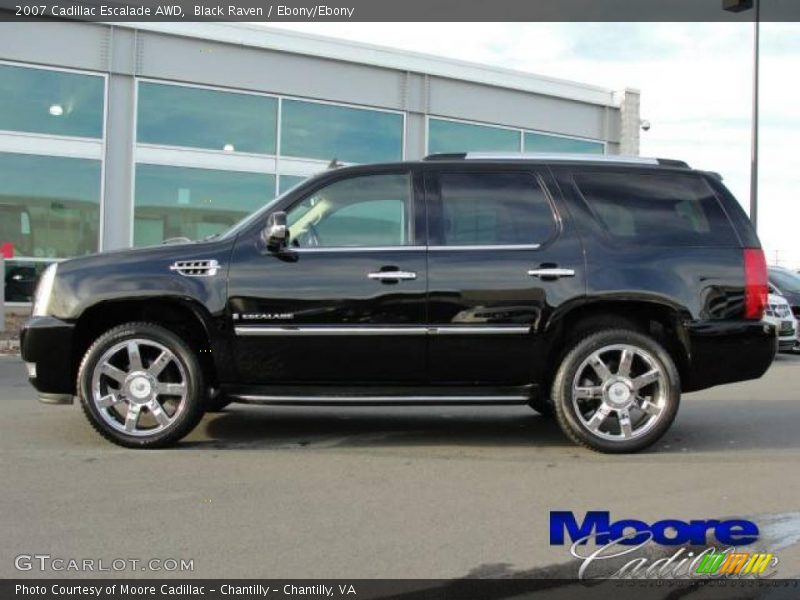 Black Raven / Ebony/Ebony 2007 Cadillac Escalade AWD