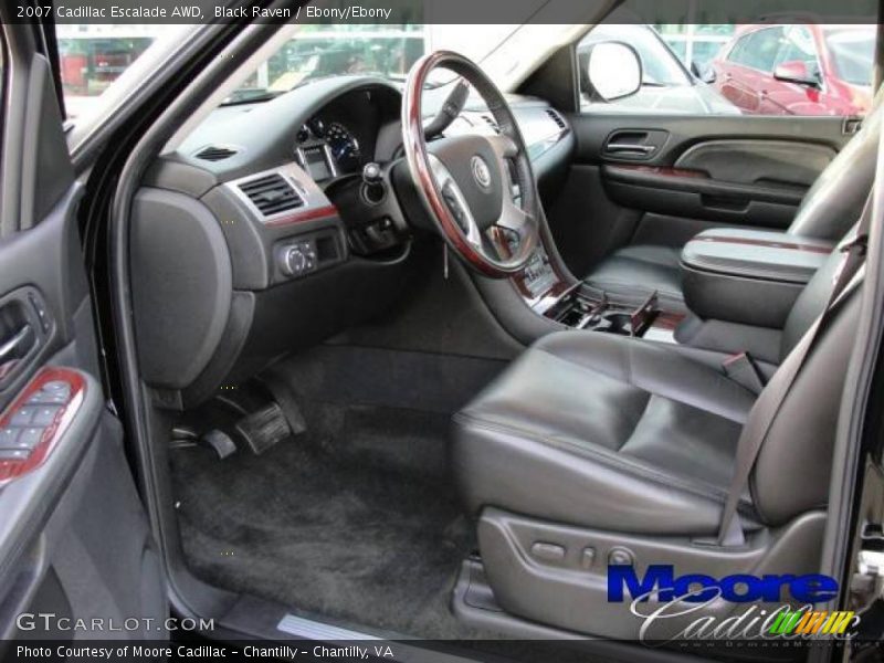 Black Raven / Ebony/Ebony 2007 Cadillac Escalade AWD