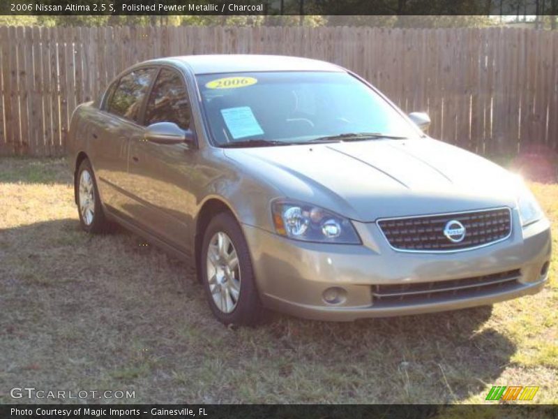 Polished Pewter Metallic / Charcoal 2006 Nissan Altima 2.5 S