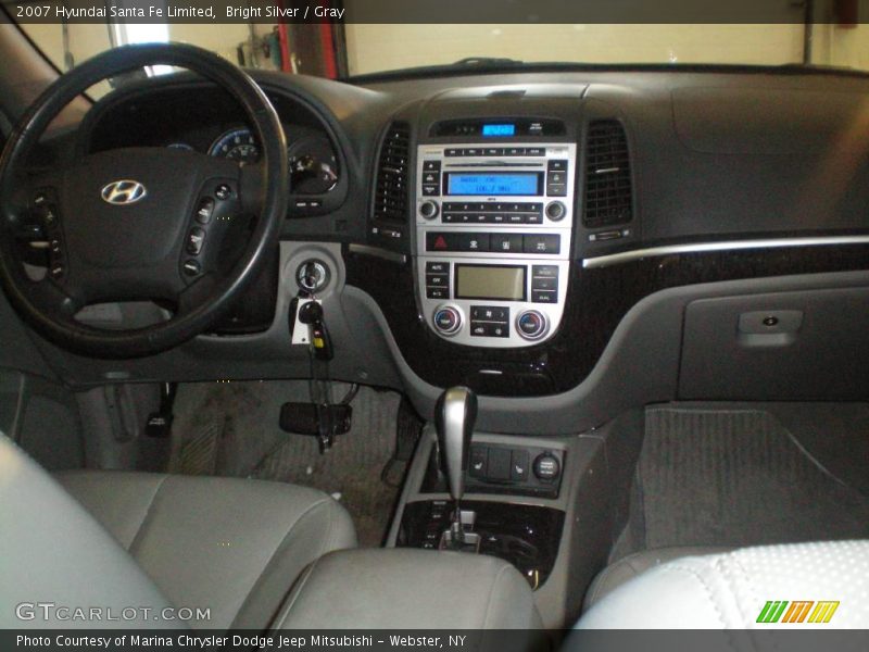 Bright Silver / Gray 2007 Hyundai Santa Fe Limited