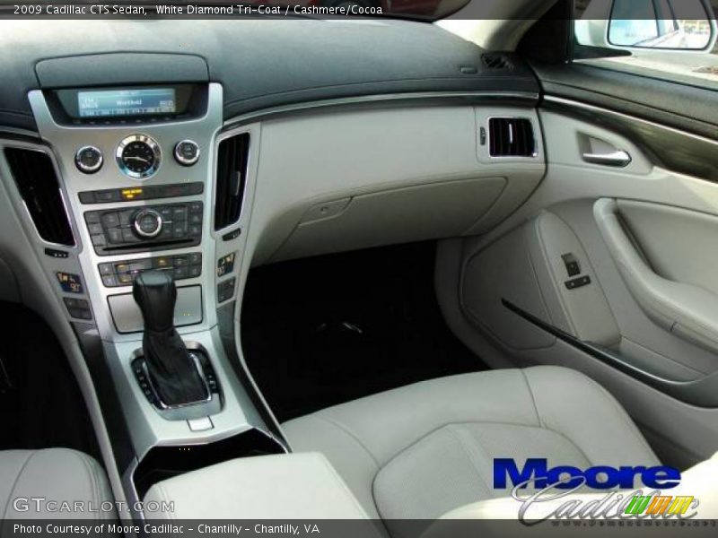 White Diamond Tri-Coat / Cashmere/Cocoa 2009 Cadillac CTS Sedan