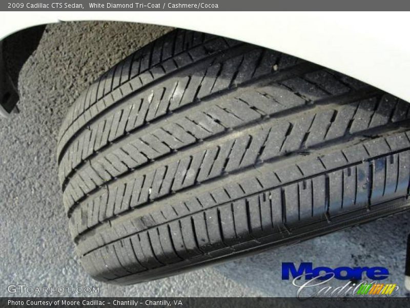 White Diamond Tri-Coat / Cashmere/Cocoa 2009 Cadillac CTS Sedan