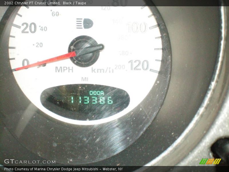 Black / Taupe 2002 Chrysler PT Cruiser Limited