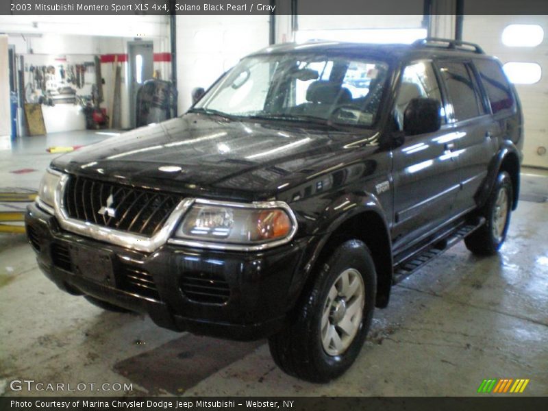 Solano Black Pearl / Gray 2003 Mitsubishi Montero Sport XLS 4x4