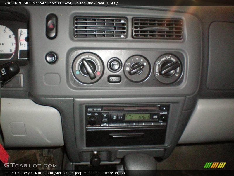 Solano Black Pearl / Gray 2003 Mitsubishi Montero Sport XLS 4x4