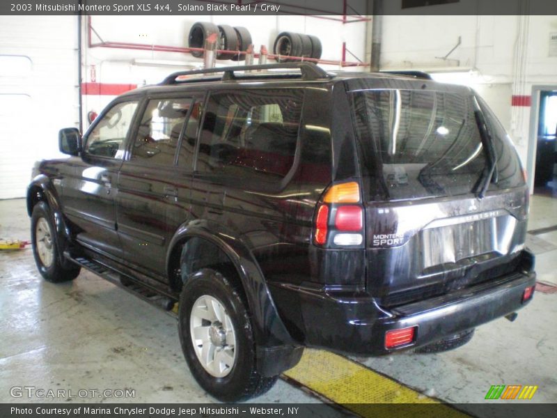 Solano Black Pearl / Gray 2003 Mitsubishi Montero Sport XLS 4x4