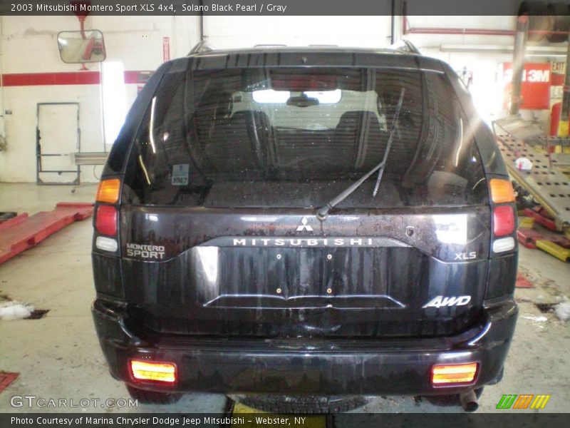 Solano Black Pearl / Gray 2003 Mitsubishi Montero Sport XLS 4x4
