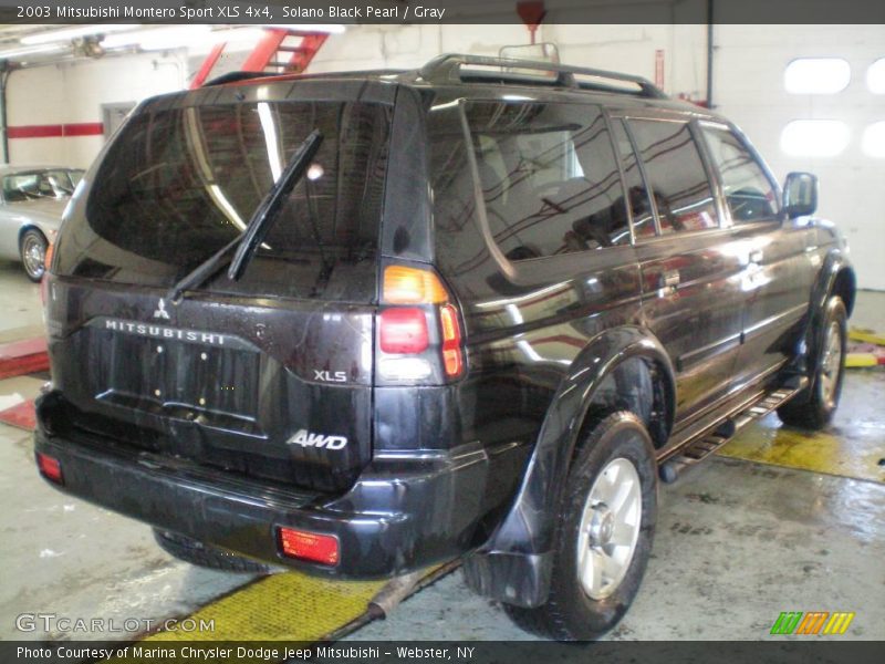 Solano Black Pearl / Gray 2003 Mitsubishi Montero Sport XLS 4x4