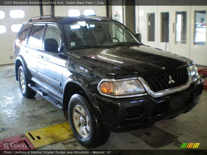 Solano Black Pearl / Gray 2003 Mitsubishi Montero Sport XLS 4x4