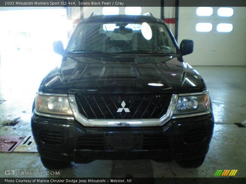 Solano Black Pearl / Gray 2003 Mitsubishi Montero Sport XLS 4x4