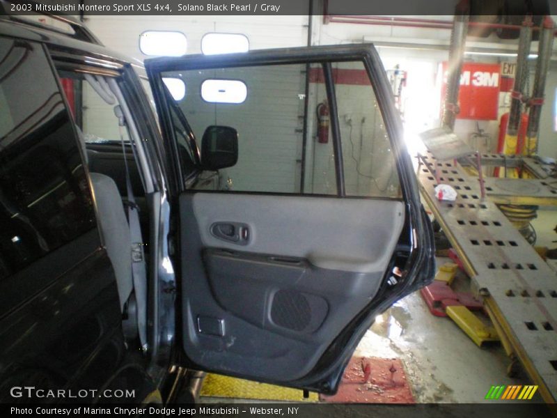 Solano Black Pearl / Gray 2003 Mitsubishi Montero Sport XLS 4x4