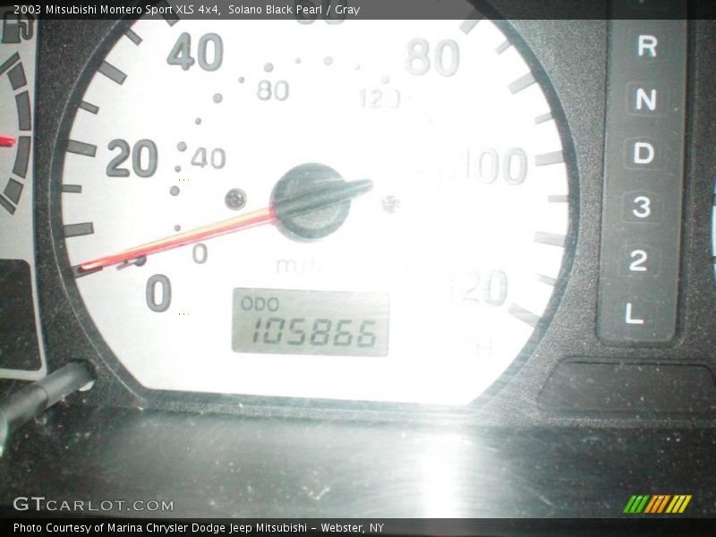 Solano Black Pearl / Gray 2003 Mitsubishi Montero Sport XLS 4x4