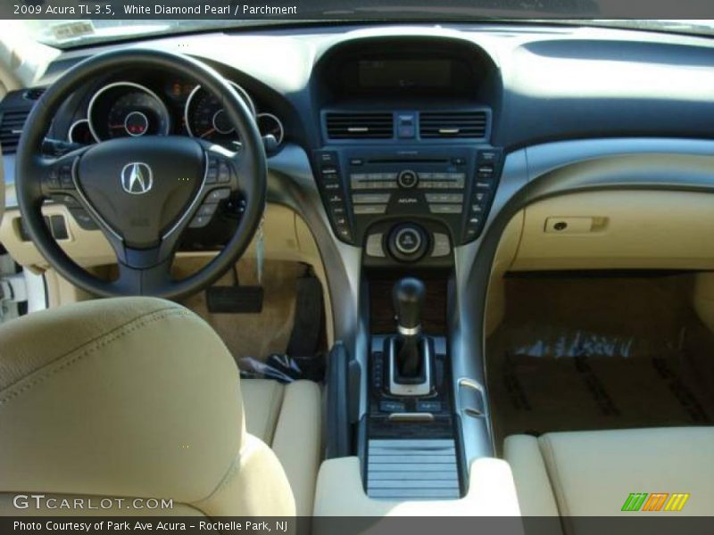 White Diamond Pearl / Parchment 2009 Acura TL 3.5