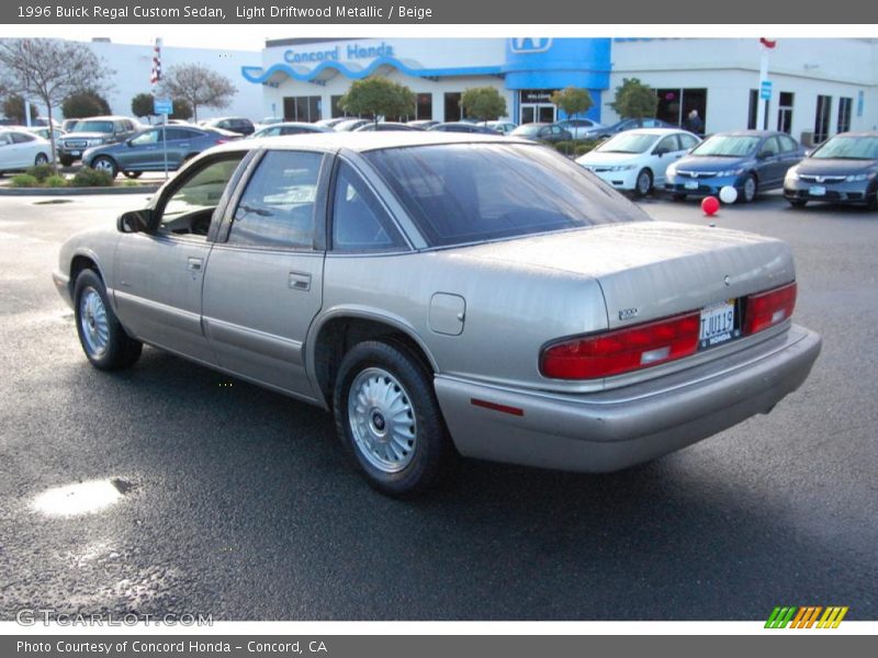 Light Driftwood Metallic / Beige 1996 Buick Regal Custom Sedan