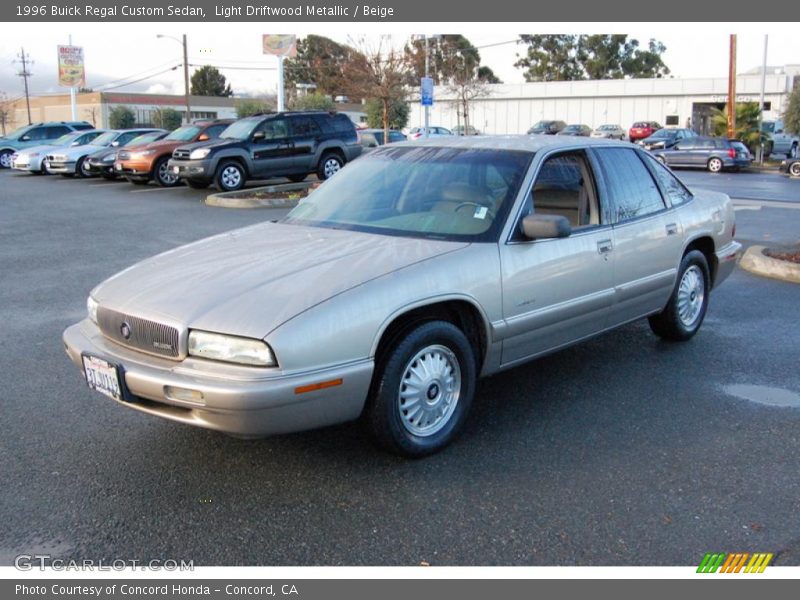 Light Driftwood Metallic / Beige 1996 Buick Regal Custom Sedan