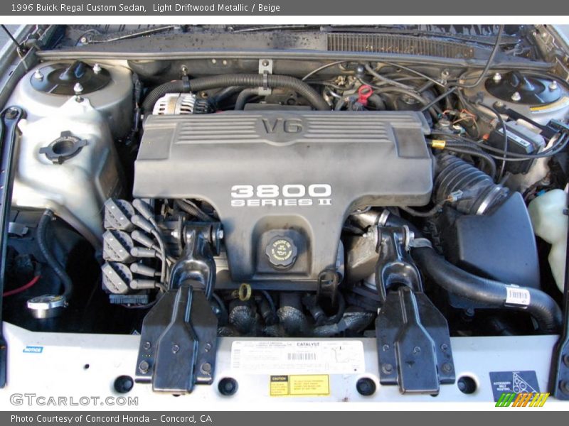 Light Driftwood Metallic / Beige 1996 Buick Regal Custom Sedan