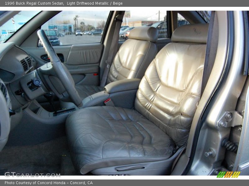 Light Driftwood Metallic / Beige 1996 Buick Regal Custom Sedan