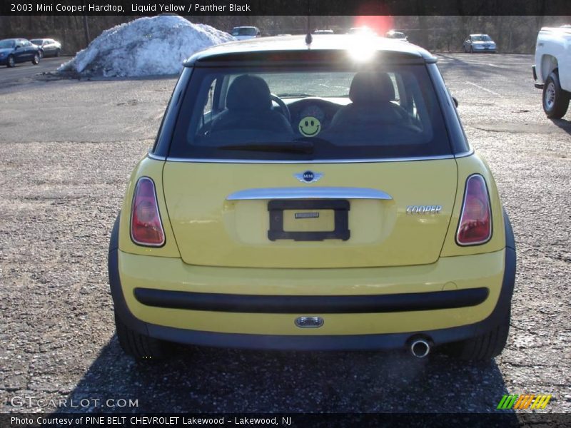 Liquid Yellow / Panther Black 2003 Mini Cooper Hardtop