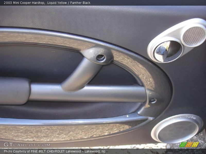Liquid Yellow / Panther Black 2003 Mini Cooper Hardtop