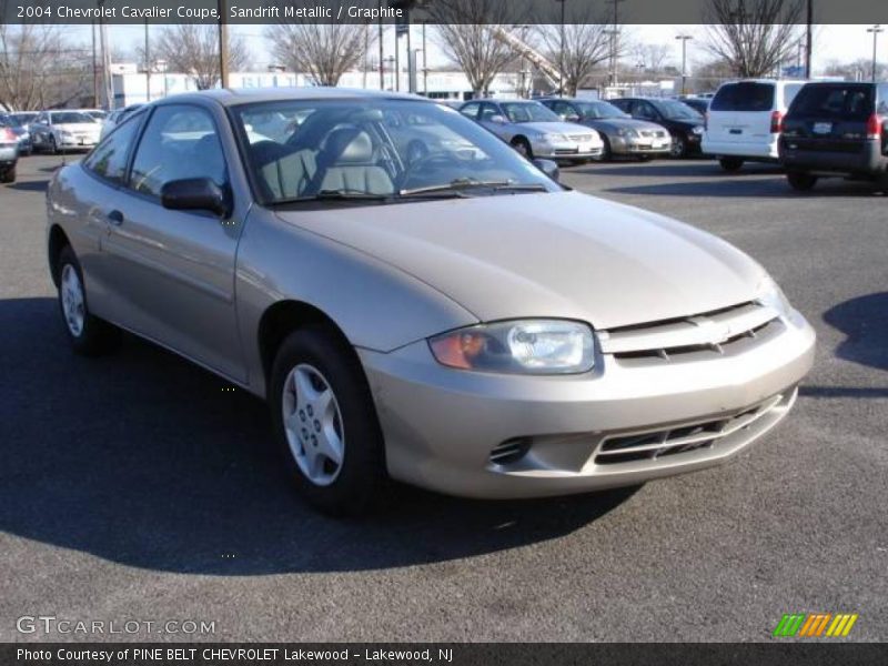 Sandrift Metallic / Graphite 2004 Chevrolet Cavalier Coupe