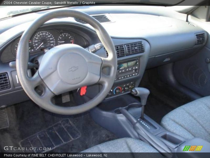 Sandrift Metallic / Graphite 2004 Chevrolet Cavalier Coupe