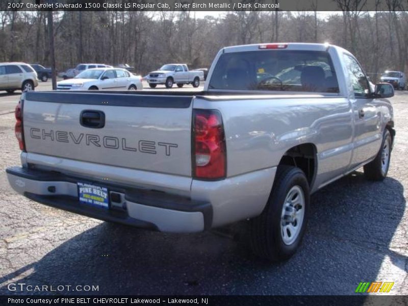 Silver Birch Metallic / Dark Charcoal 2007 Chevrolet Silverado 1500 Classic LS Regular Cab