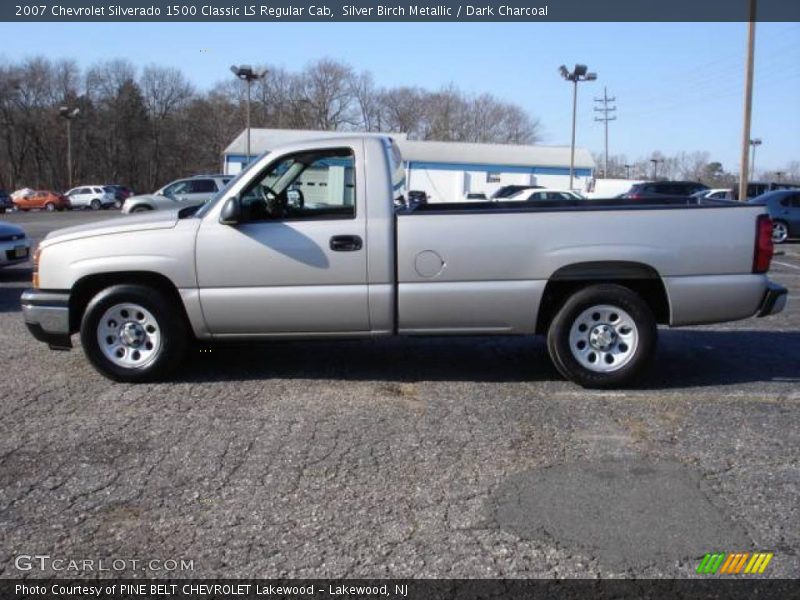 Silver Birch Metallic / Dark Charcoal 2007 Chevrolet Silverado 1500 Classic LS Regular Cab