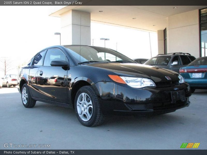 Black Onyx / Gray 2005 Saturn ION 2 Quad Coupe