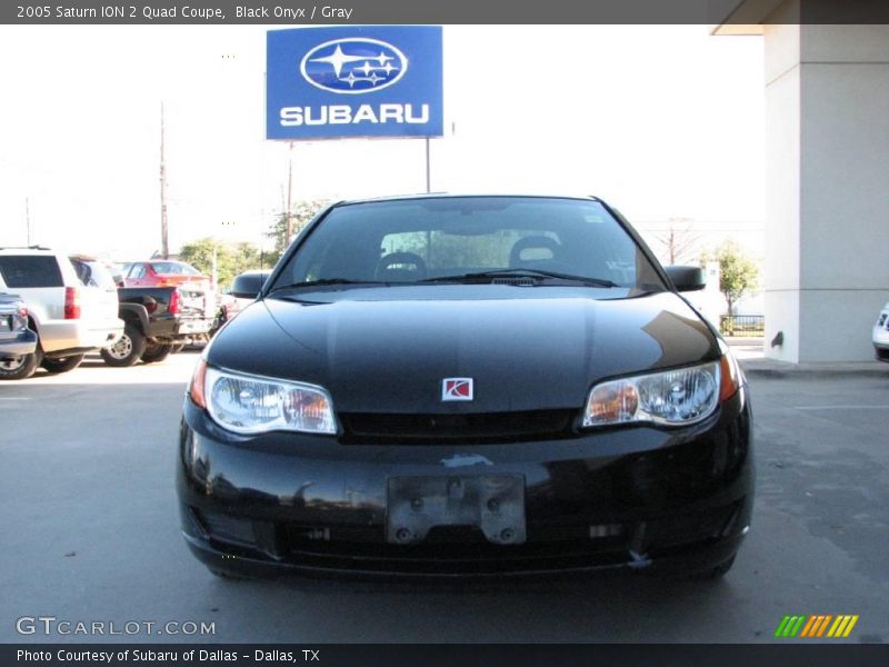 Black Onyx / Gray 2005 Saturn ION 2 Quad Coupe