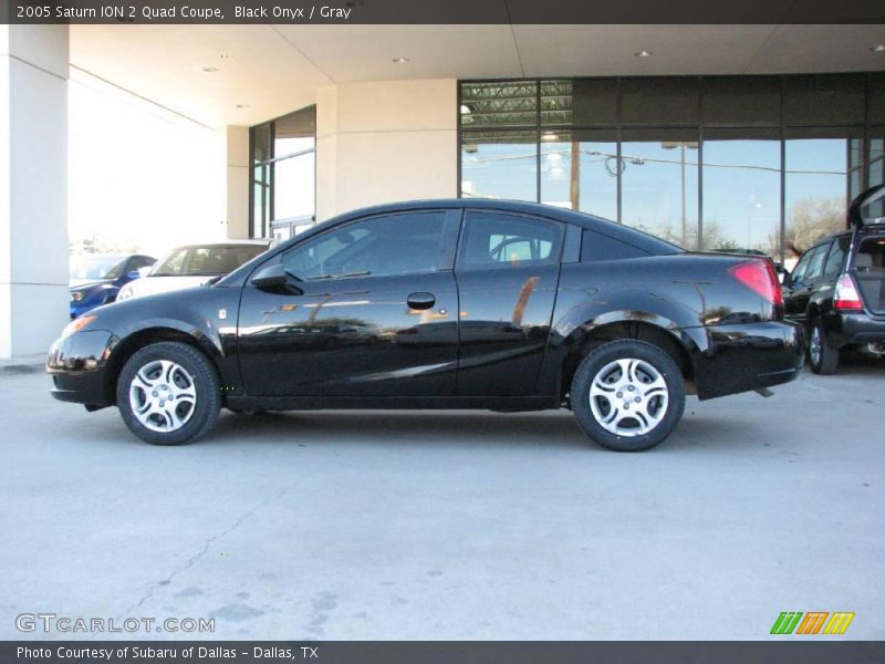 Black Onyx / Gray 2005 Saturn ION 2 Quad Coupe