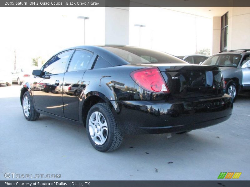 Black Onyx / Gray 2005 Saturn ION 2 Quad Coupe