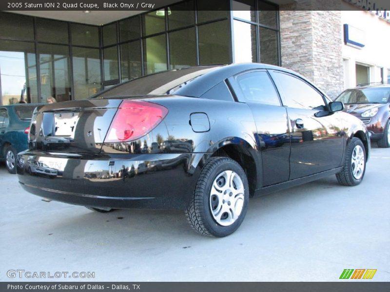 Black Onyx / Gray 2005 Saturn ION 2 Quad Coupe