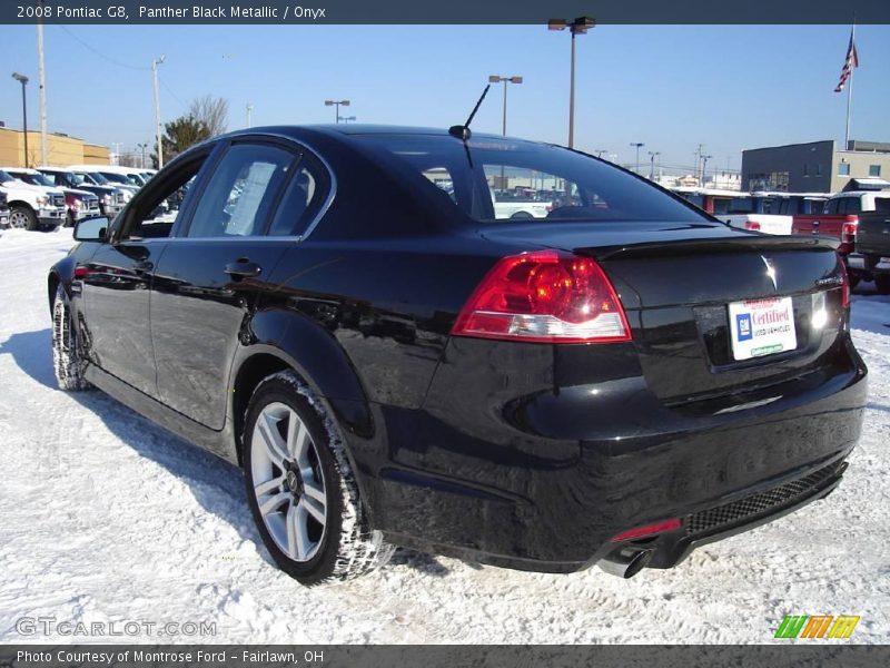 Panther Black Metallic / Onyx 2008 Pontiac G8