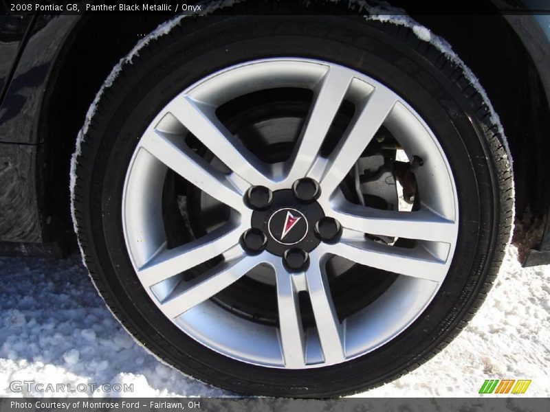 Panther Black Metallic / Onyx 2008 Pontiac G8