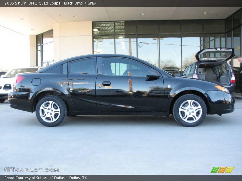 Black Onyx / Gray 2005 Saturn ION 2 Quad Coupe